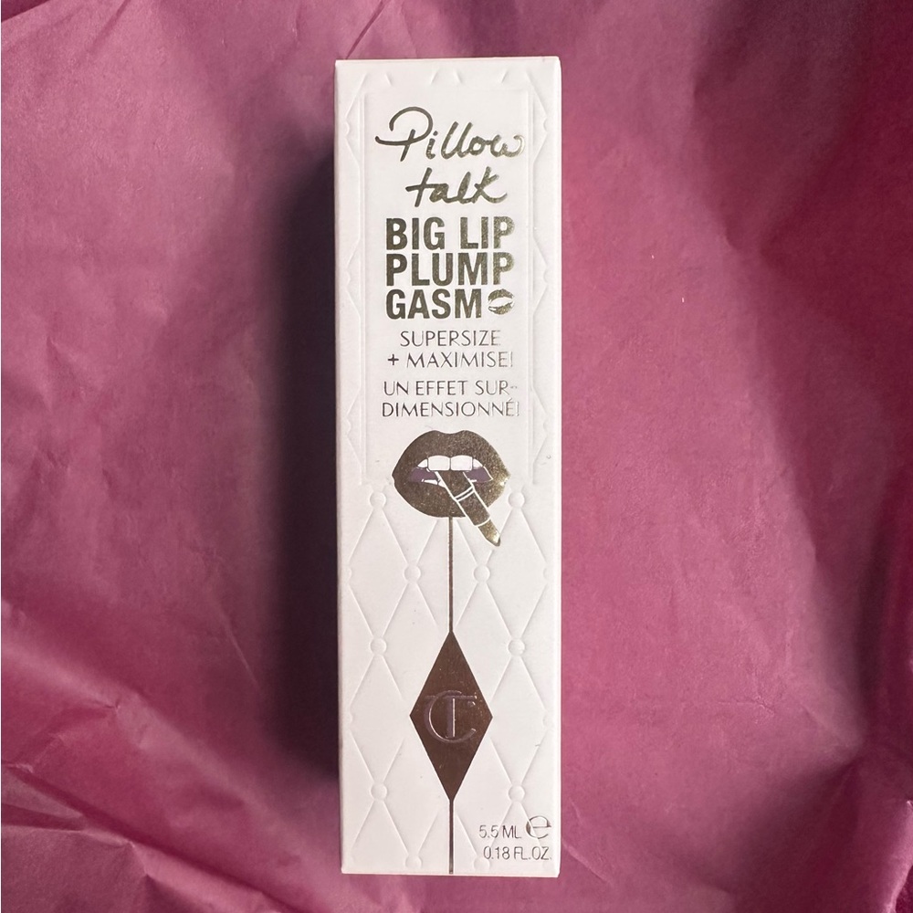 Charlotte Tilbury Pillow Talk Big Lip Plump Gasm - Brand New + Sealed in Box!